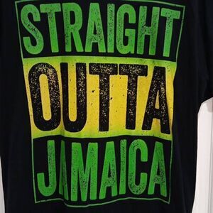 Straight Outta Jamaica Tshirt.
Brand: Port & Company.
Size: Medium.
Fan Favorite